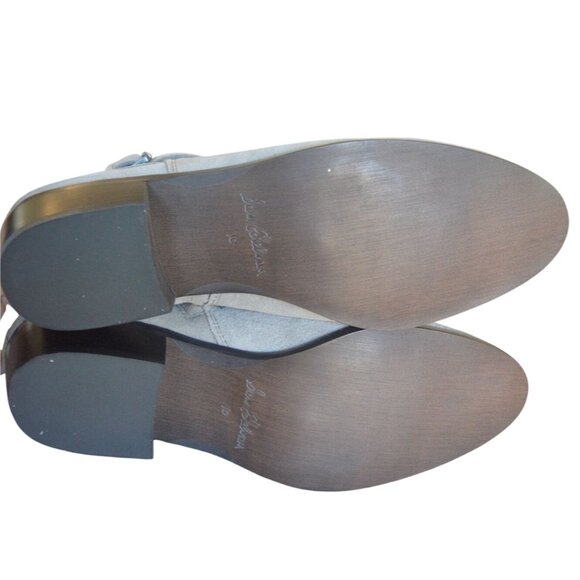Sam Edelman Pirro Putty Suede Gray Ankle Booties Women's Size 10 Bohemian Casual - Picture 6 of 10